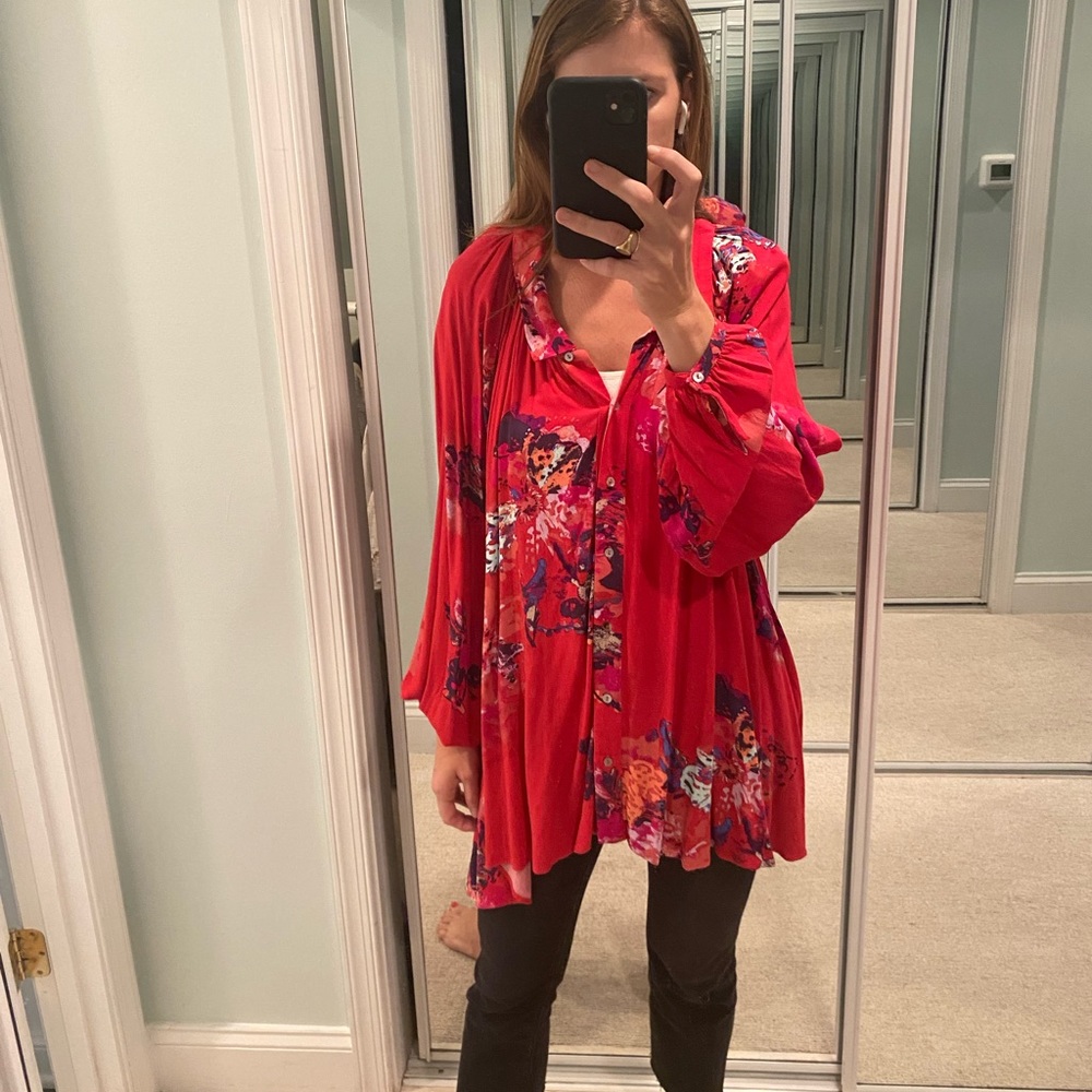 Free People Meadowlark Button-down S